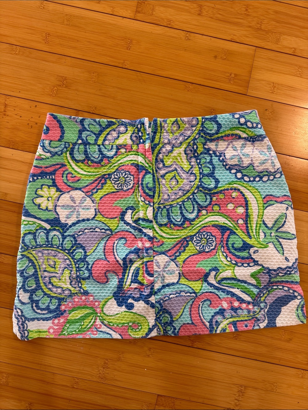 Lilly Pulitzer Colorful Paisley Mini Skort in Blue, Pink & Green - Picture 4 of 6